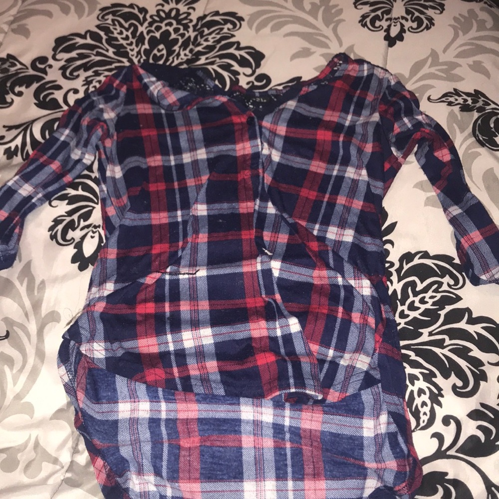 plaid shirt